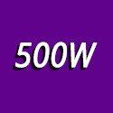 500 W
