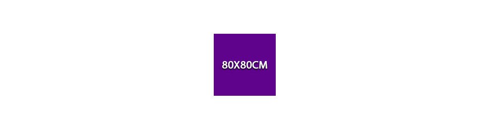 80cm x 80cm - 0,6m² 