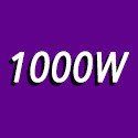 1000 vatios y +